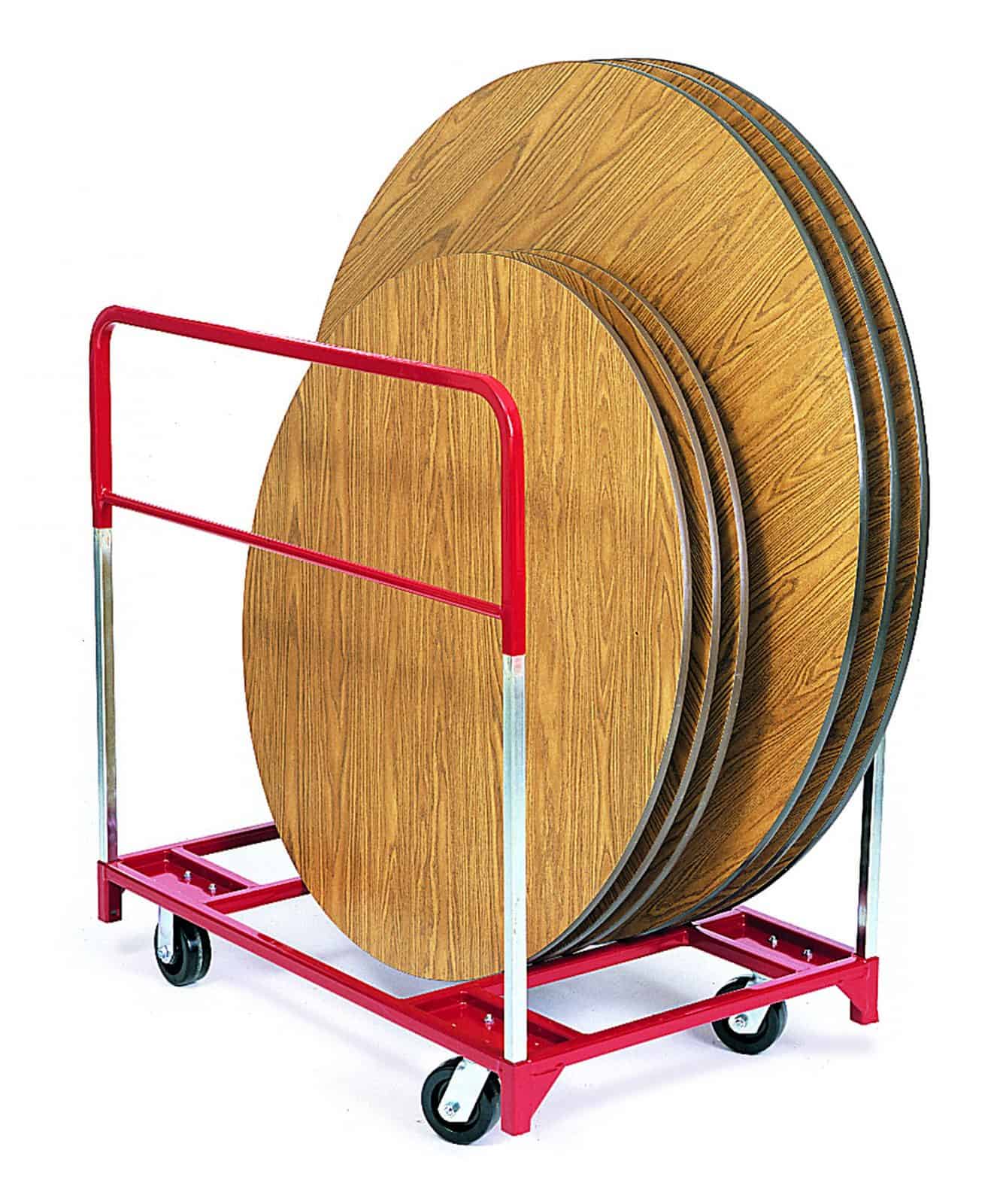 Raymond Round Folding Table Movers - 1600lb Capacity - Various Widths & Caster Options