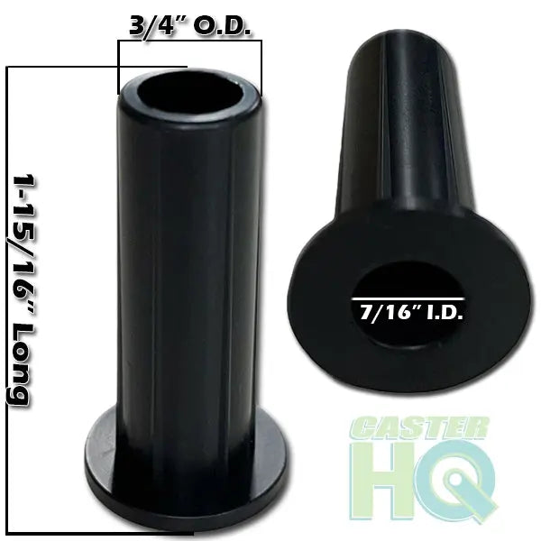 3/4" O.D. Round Socket x 7/16" I.D. x 1-15/16" Long -  | CasterHQ