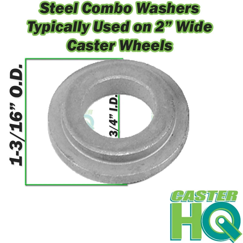 Steel Combo  Washers | 3/4" I.D. x 1-3/16" O.D. - PACK OF 10 150-LOGO
