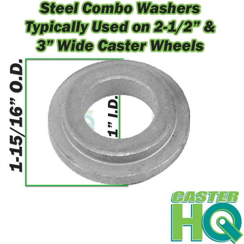 Steel Combo  Washers | 1" I.D. x 1-15/16" O.D. | PACK OF 10 150-LOGO
