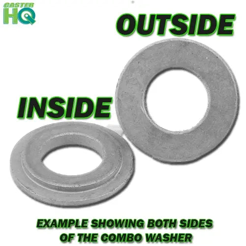 Steel Combo  Washers | 1" I.D. x 1-15/16" O.D. | PACK OF 10 -  | CasterHQ