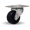 Hamilton Leader Swivel Caster - 120 lbs Load Capacity, 2.5" x 1.125" Flexonite Solid Rubber Wheel, 5/16" Oilless Sleeve Bearing Hamilton