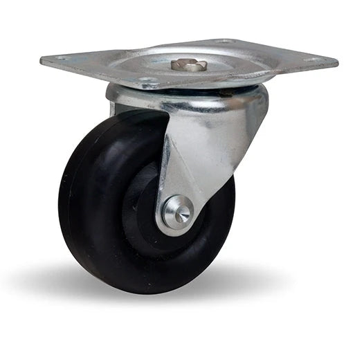 Hamilton Leader 3-Inch Swivel Caster, 250 lbs Load Capacity - Metal Wheel, 1 1/4" Width, 1/2" Roller Bearing - S-223-MH Hamilton