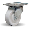 Hamilton S-224-A Swivel Caster - 300 lbs Load Capacity, 4x1.5 Inch Aqualite Polyolefin Wheel, 75D, 5/8" Plain Bore - Durable & Heavy Duty Hamilton