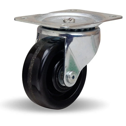 Hamilton S-224-PH Swivel Caster, 4x1.5 Inch Plastex Phenolic Wheel, 375 lbs Load Capacity, 1/2" Straight Roller Bearing - Durable Industrial Caster Hamilton