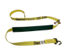 2" x 12' Diamond Weave Ratchet Strap with Swivel J Hooks and Low Profile Grip Sleeve CasterHQ