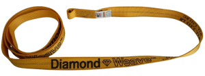 3,333 lb 2" x 14' Diamond Weave Polyester Ratchet Strap Bolt Loop