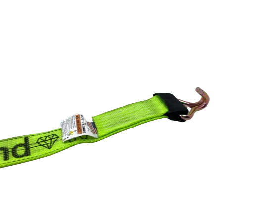 2" x 14' Heavy-Duty Cargo Strap with Wire Hooks - Diamond Weave, 3,333 lbs Load Capacity - S-2X14COT2-DW SAFE 'N SECURE LLC