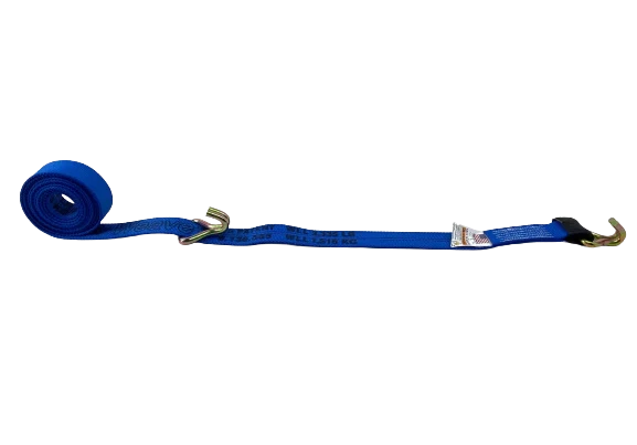 2" x 14' Heavy-Duty Cargo Strap with Wire Hooks - Diamond Weave, 3,333 lbs Load Capacity - S-2X14COT2-DW SAFE 'N SECURE LLC