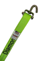 Heavy-Duty Cargo Strap 2" x 14' with Swivel J Hook & Low-Profile Sleeve - 3,333 lbs Load Capacity - S-2X14SJLP-DW SAFE 'N SECURE LLC
