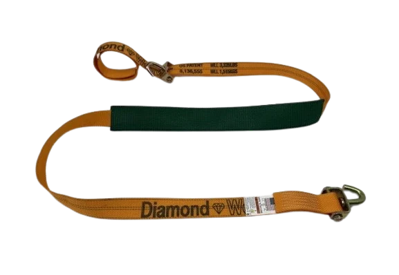 Heavy-Duty Cargo Strap 2" x 14' with Swivel J Hook & Low-Profile Sleeve - 3,333 lbs Load Capacity - S-2X14SJLP-DW SAFE 'N SECURE LLC