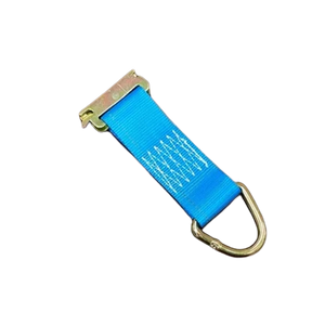 1000 lb Rope Tie-Down 2" x 6" w/ Spring E-Track Fitting & D-Ring