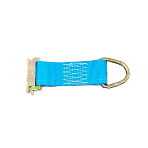 2" x 6" Rope Tie-Down with Spring E-Track Fitting and D-Ring, 1000 lbs WLL, 0.5 lbs CasterHQ
