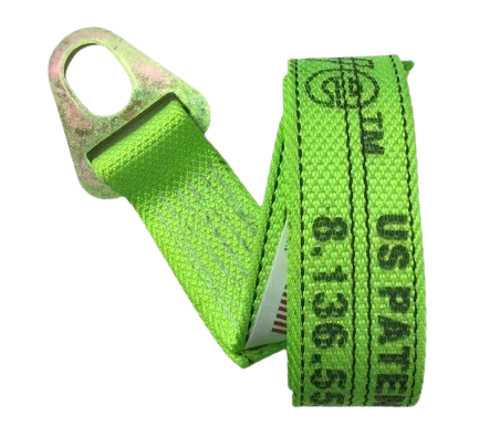 2" Diamond Weave Chevron Wheel Lift Strap - 8 ft, Made in USA, Multiple Colors CasterHQ