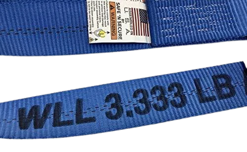 High-Strength 2" x 8' Lasso Strap with O-Ring - 3,333 lbs Load Capacity | Secure & Durable Cargo Tie-Down SAFE 'N SECURE LLC
