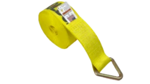 3" x 30' Winch Strap with D-Ring - Heavy Duty 5,400 lbs Capacity, Available in Blue, Orange, Red, and Yellow CasterHQ