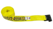5,400 lb 3" x 30' Winch Strap w/ Flat Hook Polyester Webbing | CasterHQ