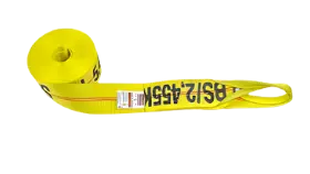 3" x 30' Durable Winch Strap with Loop - 5,400 lbs WLL -  | CasterHQ
