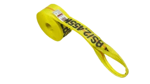 3" x 30' Durable Winch Strap with Loop - 5,400 lbs WLL CasterHQ