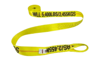 3" x 30' Durable Winch Strap with Loop - 5,400 lbs WLL CasterHQ