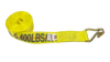 3" x 30' Winch Strap with Double J-Hook Wire Hook - 5,400 lbs WLL CasterHQ