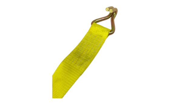 3" x 30' Winch Strap with Double J-Hook Wire Hook - 5,400 lbs WLL CasterHQ