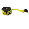 4" x 28' Winch Strap with Flat Hook - 5400 lbs WLL, Heavy-Duty Cargo Securement - Part # S-4X28FH-I CasterHQ