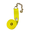 4" x 30' Heavy-Duty Winch Strap with Chain Anchor End - 5,400 lbs Working Load Limit CasterHQ