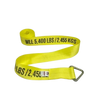 4" x 30' Heavy Duty Winch Strap with D-Ring - 5,400 lbs Working Load Limit CasterHQ