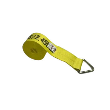 4" x 30' Heavy Duty Winch Strap with D-Ring - 5,400 lbs Working Load Limit CasterHQ