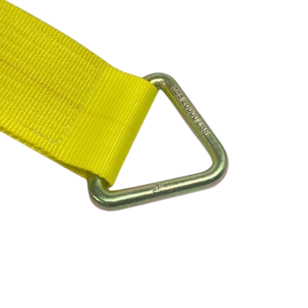 4" x 30' Heavy Duty Winch Strap with D-Ring - 5,400 lbs Working Load Limit CasterHQ