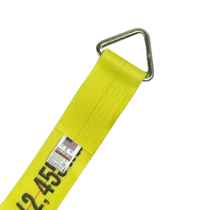 4" x 30' Heavy Duty Winch Strap with D-Ring - 5,400 lbs Working Load Limit CasterHQ