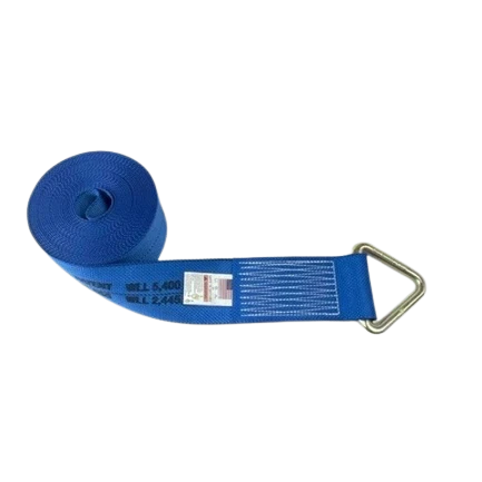 4" x 30' Heavy-Duty Winch Strap with Durable D-Ring for Secure Cargo Tie-Down CasterHQ