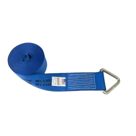 4" x 30' Heavy-Duty Winch Strap with Durable D-Ring for Secure Cargo Tie-Down -  | CasterHQ