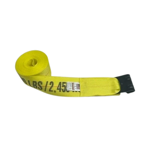 5,400 lb Heavy Duty Winch Strap 4" x 30' w/ Flat Hook