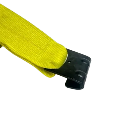 4" x 30' Heavy Duty Winch Strap with Flat Hook - 5,400 lbs Capacity, Made in USA CasterHQ