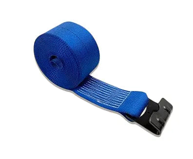 4" x 30' Diamond Weave Winch Straps with Flat Hook -  | CasterHQ