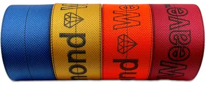 4" x 30' Diamond Weave Winch Straps with Flat Hook -  | CasterHQ