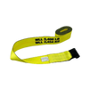 4" x 30' Heavy Duty Winch Strap with Flat Hook - 5,400 lbs WLL CasterHQ