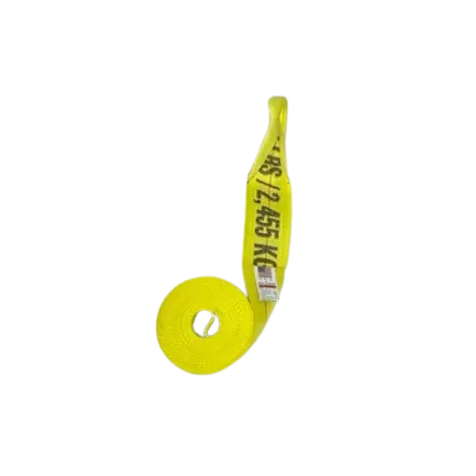 4" x 30' Heavy Duty Winch Strap with Loop - 5,400 lbs WLL -  | CasterHQ