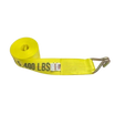 5,400 lb Heavy-Duty Winch Strap 4" x 30' w/ Chain Anchor End | CasterHQ