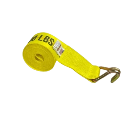 4" x 30' Heavy-Duty Winch Strap with Chain Anchor End - 5,400 lbs Working Load Limit CasterHQ