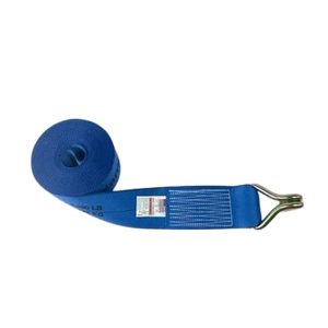 5,400 lb 4" x 30' Diamond Weave Winch Strap – Orange Wire Hook