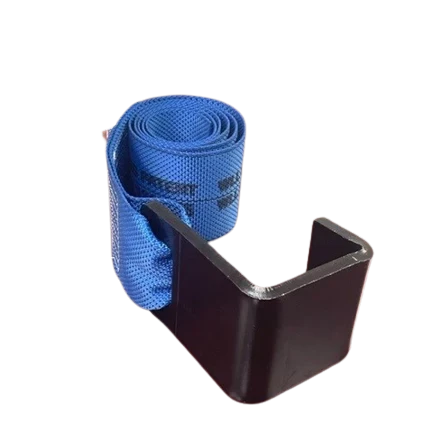 4" x 5' Diamond Weave Webbing Strap with Container Waste Hook CasterHQ
