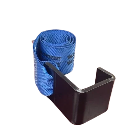 4" x 5' Diamond Weave Webbing Strap with Container Waste Hook CasterHQ