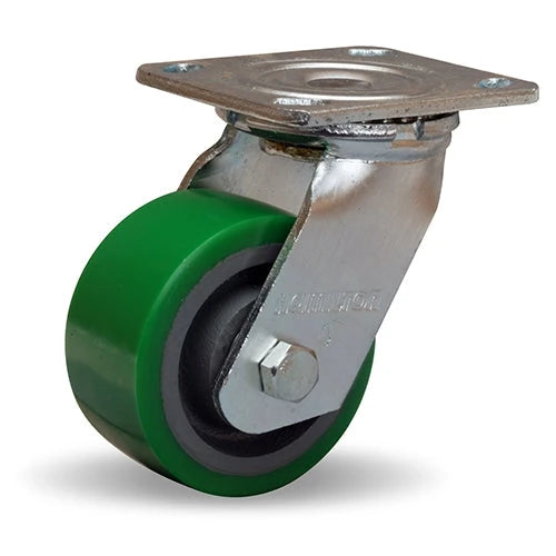 S-524-DB Hamilton Swivel Caster - 4x2 Duralast Polyurethane Wheel with 1/2" Sealed Bearings - Standard Duty Hamilton