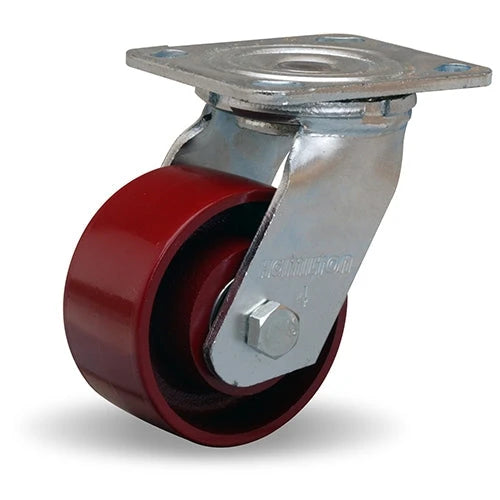 Hamilton S-524-MB Standard Duty Swivel Caster - 4x2 Inch Metal Wheel with Precision Ball Bearing - Reliable & Durable for Industrial Use Hamilton