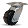 Hamilton S-524-P Standard Duty Swivel Caster - 4x2 Inch Plastex Phenolic Wheel with Durable 3/4" Roller Bearing Hamilton