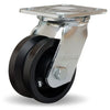 S-524-V Hamilton Standard Duty Swivel Caster - 4"x2" V-Grooved Wheel with 3/4" Straight Roller Bearing for Optimal Industrial Mobility Hamilton