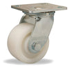 Hamilton S-524-WNB Swivel Caster - 4x2 Inch White Nylon Wheel with Precision Ball Bearings for Industrial Mobility Hamilton